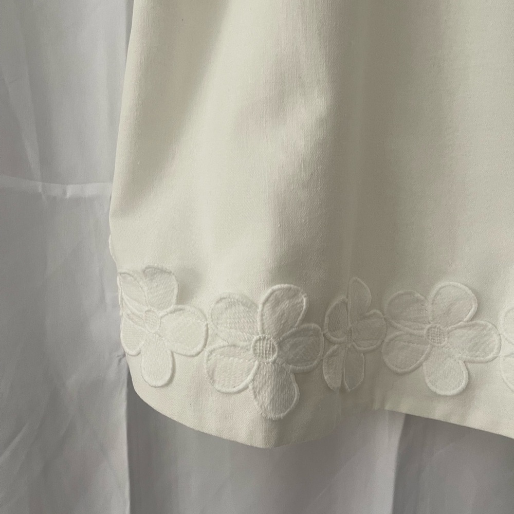 Zara Love Wednesday White Floral Detail Slip - Picture 3 of 8
